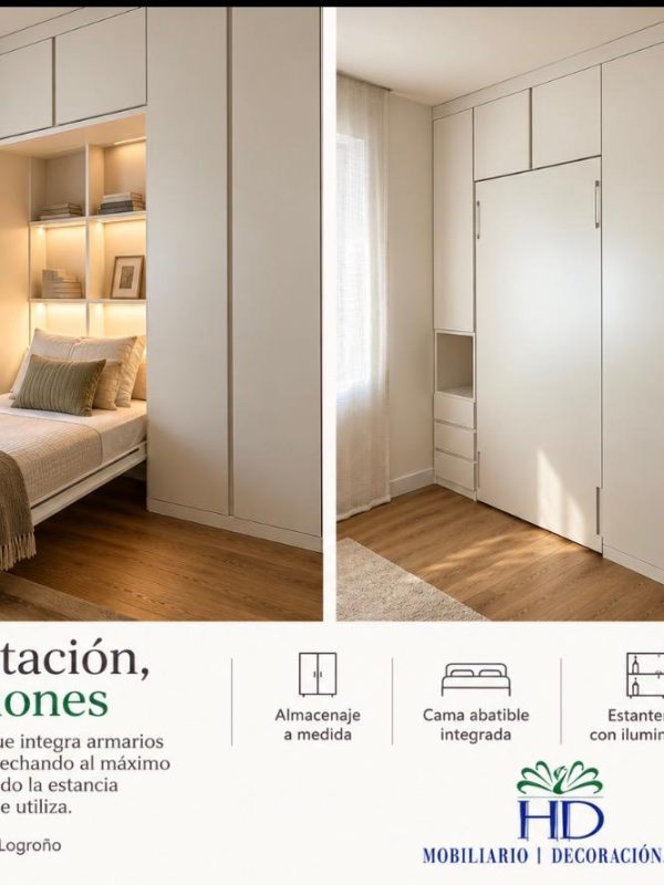 Proyecto Armarios A Medida Con Cama Abatible Una Habitacion Dos Funciones Galeria De Fotos